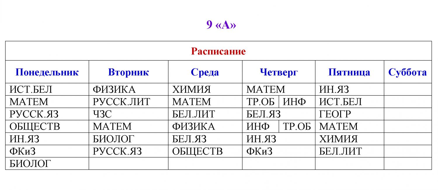 9-е классы